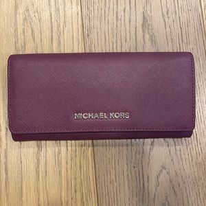 Michael Kors Purple Wallet